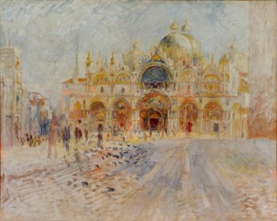 ヴェネツィアサンマルコ広場 作： Pierre Auguste Renoir