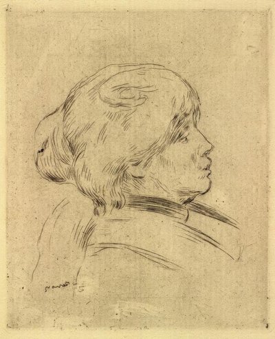 ベルトモリゾの肖像 作： Pierre Auguste Renoir