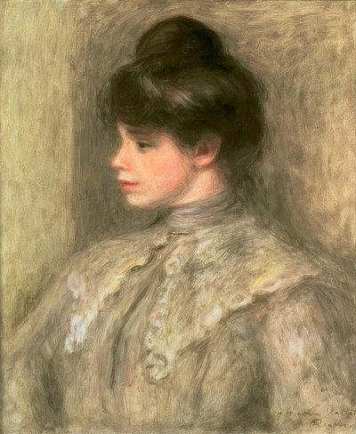 マダム・ヴァルタットの肖像 作： Pierre Auguste Renoir