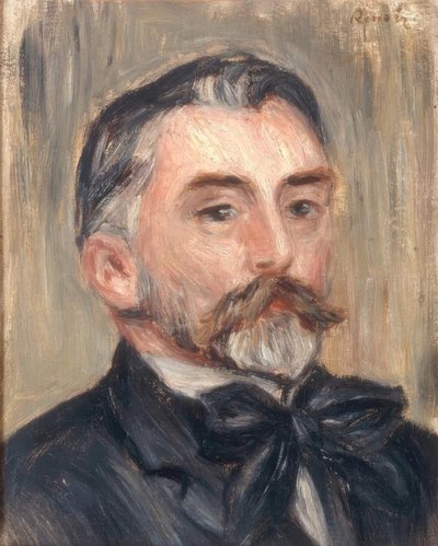 ステファンマラルメの肖像 作： Pierre Auguste Renoir