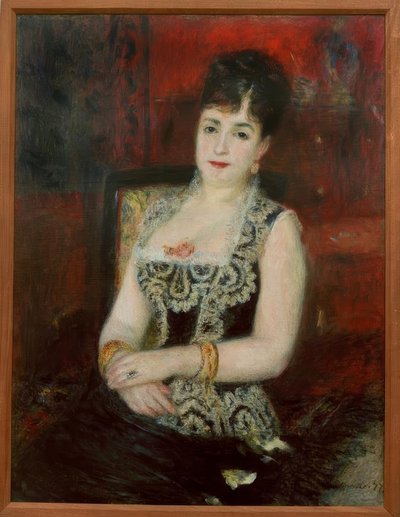プルタレス伯爵夫人の肖像 作： Pierre Auguste Renoir