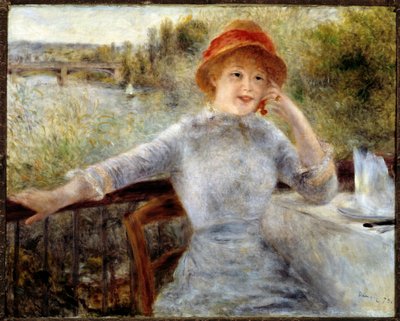 アルフォンシーヌ・フルネーズの肖像 - 油彩・キャンバス 作： Pierre Auguste Renoir