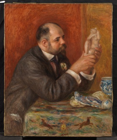 アンブロワーズ・ヴォラールの肖像 作： Pierre Auguste Renoir