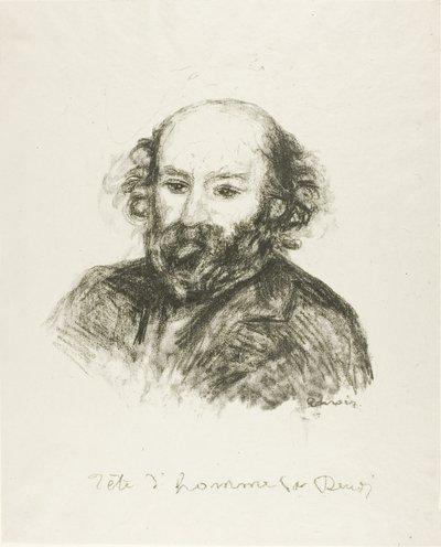 セザンヌの肖像 作： Pierre Auguste Renoir