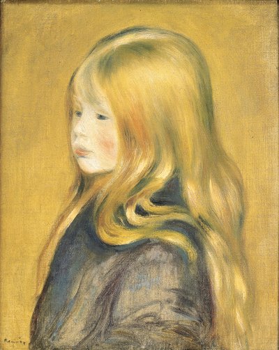 エドモンドルノワールジュニアの肖像、1888年 作： Pierre Auguste Renoir