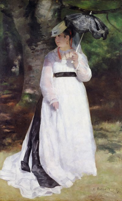 リセの肖像 作： Pierre Auguste Renoir