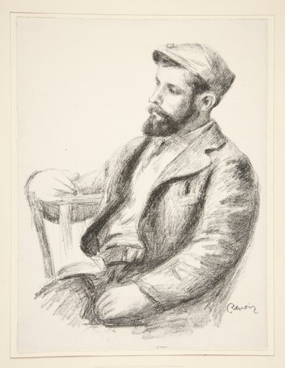 ルイ・ヴァルタットの肖像 作： Pierre Auguste Renoir