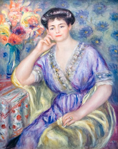 マダム・ジョセフ・デュラン・リュエルの肖像 作： Pierre Auguste Renoir