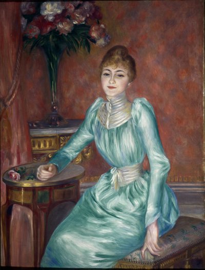 ボニエール夫人の肖像（油彩・キャンバス 作： Pierre Auguste Renoir
