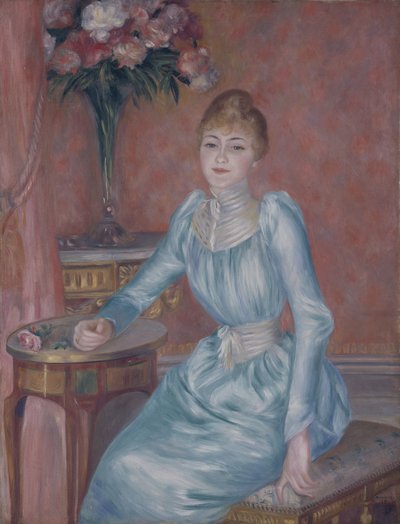 マニ・ド・ボニエールの肖像アンリエット・アルノー・ジャンティル、グラフィン・ド・ボニエール 作： Pierre Auguste Renoir