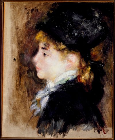 マーゴットの肖像（油彩・キャンバス 作： Pierre Auguste Renoir