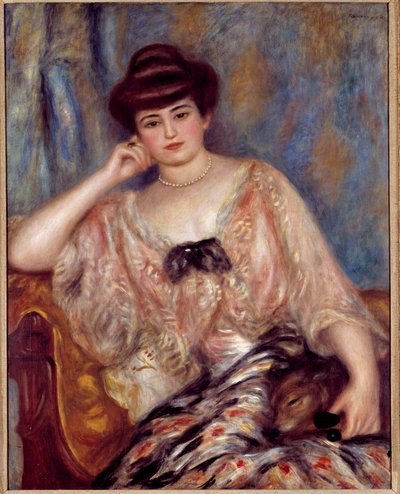 ミシア・セール（1872-1950）の肖像 作： Pierre Auguste Renoir