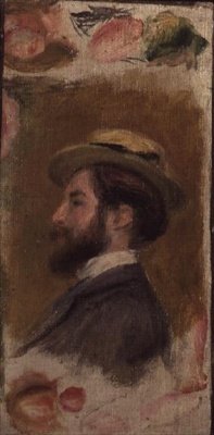Monsieur Clapissonの肖像 作： Pierre Auguste Renoir