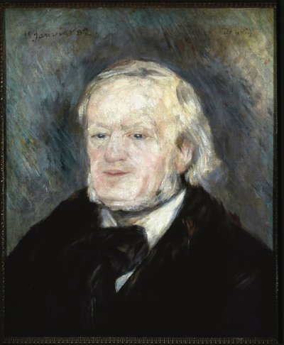 リヒャルト・ワーグナーの肖像（油彩・キャンバス 作： Pierre Auguste Renoir