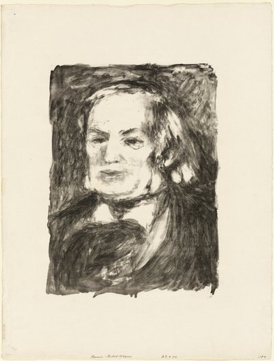 リヒャルト・ワーグナーの肖像 作： Pierre Auguste Renoir