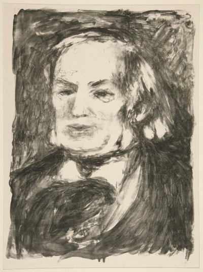 リヒャルト・ワーグナーの肖像 作： Pierre Auguste Renoir