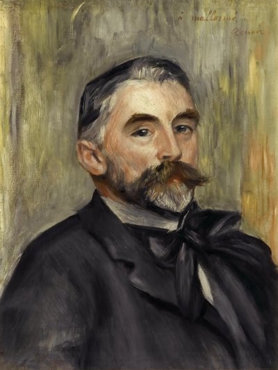 StéphaneMallarmé1842-1898の肖像 作： Pierre Auguste Renoir
