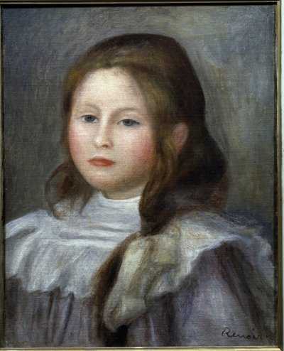 子供の肖像（油彩・キャンバス 作： Pierre Auguste Renoir