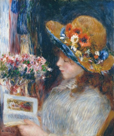 読書ガール 作： Pierre Auguste Renoir