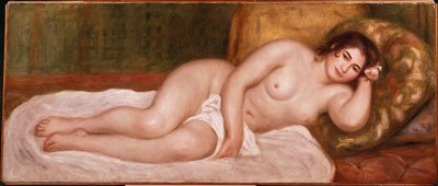 リクライニングバスター、1902年 作： Pierre Auguste Renoir