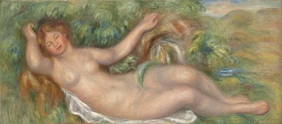 リクライニングヌード;ラソース、1902 作： Pierre Auguste Renoir