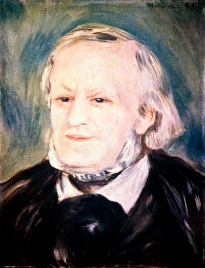 リチャードワグナー1813-1883、ドイツの作曲家、指揮者、エッセイスト、1882年 作： Pierre Auguste Renoir