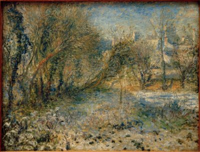 雪景色 作： Pierre Auguste Renoir