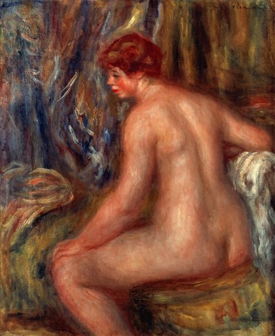 座浴 作： Pierre Auguste Renoir