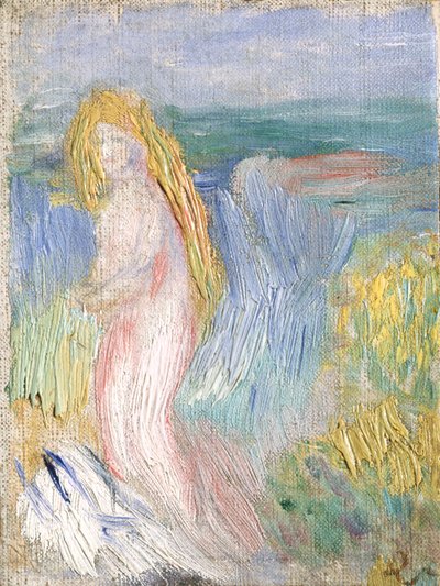 ヌードのための小さな習作、1882年。 作： Pierre Auguste Renoir