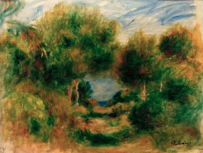 森の中、海底 作： Pierre Auguste Renoir