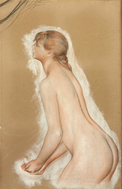 水しぶき図（「大水浴」のための習作） 作： Pierre Auguste Renoir
