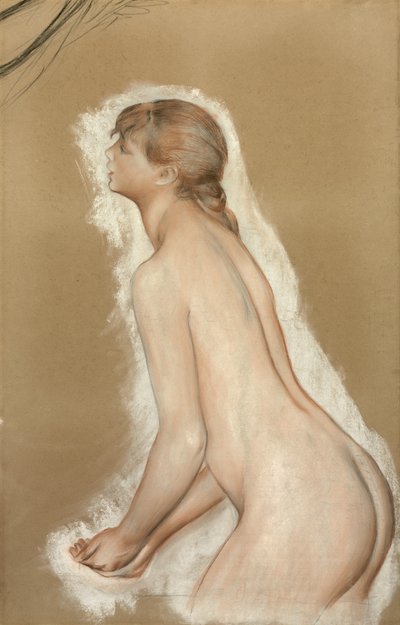 はねかける図 作： Pierre Auguste Renoir