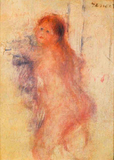 立っているヌードの女性 作： Pierre Auguste Renoir