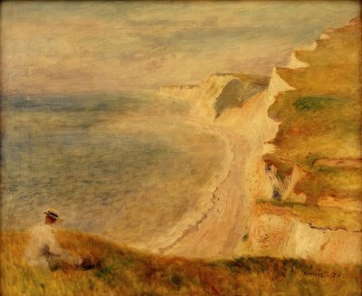 プールビルの崖 作： Pierre Auguste Renoir