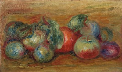 果物のある静物 作： Pierre Auguste Renoir