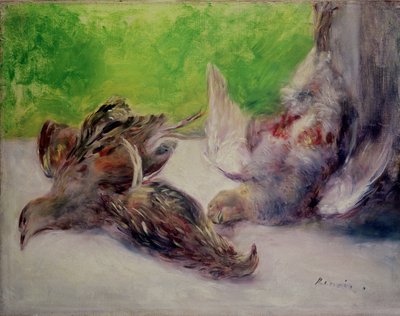 キジのいる静物 作： Pierre Auguste Renoir