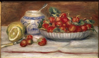 イチゴ（油彩・キャンバス 作： Pierre Auguste Renoir
