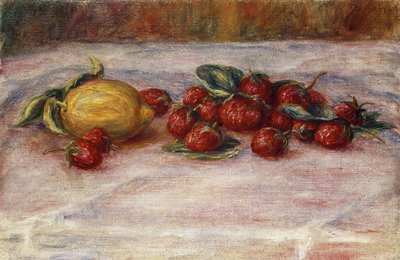 イチゴとレモン 作： Pierre Auguste Renoir