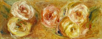 ばらばらのバラ、1915年頃 作： Pierre Auguste Renoir