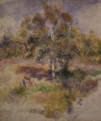 樹木の研究 作： Pierre Auguste Renoir
