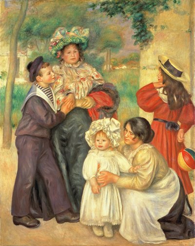 アーティストの家族 作： Pierre Auguste Renoir