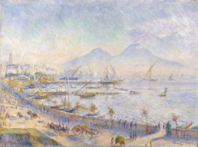 ナポリ湾、1881 作： Pierre Auguste Renoir