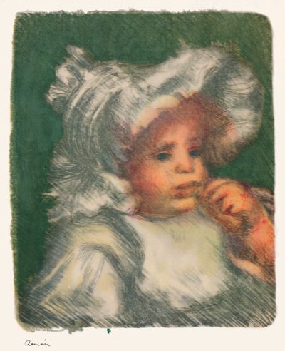 ビスケットの子、1898〜1899年、1946年 作： Pierre Auguste Renoir