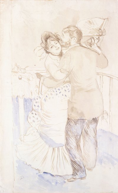 カントリーダンス、1883 作： Pierre Auguste Renoir