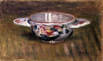 ザ・カップ（油彩・キャンバス） 作： Pierre Auguste Renoir