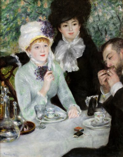 ランチョンの終わり、1879 作： Pierre Auguste Renoir