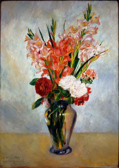 グラジオラス 作： Pierre Auguste Renoir