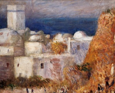 モスクまたはアラブの祭り（詳細）1881（キャンバスに油彩） 作： Pierre Auguste Renoir