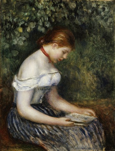 読者 作： Pierre Auguste Renoir