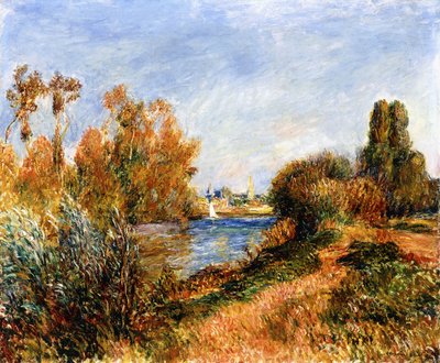 アルジャントゥイユのセーヌ川、1888年 作： Pierre Auguste Renoir